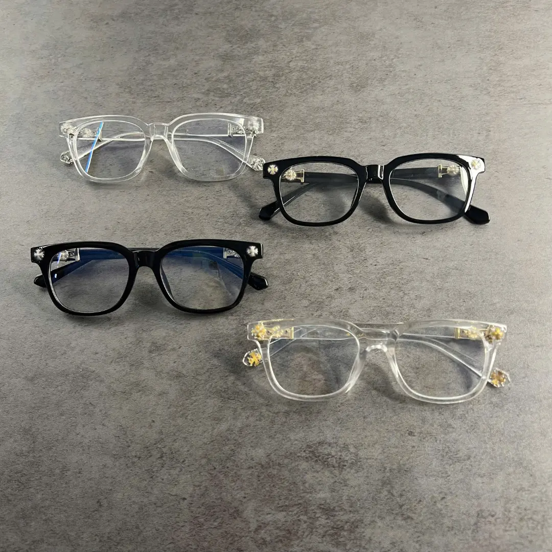 (HOT) Fashion Square Frame Blue-Light Blocking Glasses, Utral-Light Frame, Retro Street Style, Unisex Eyeglasses for Computer and Phone, Fashionable Frames Glasses, Stylish Trendy Eyewear, Lightweight Glasses