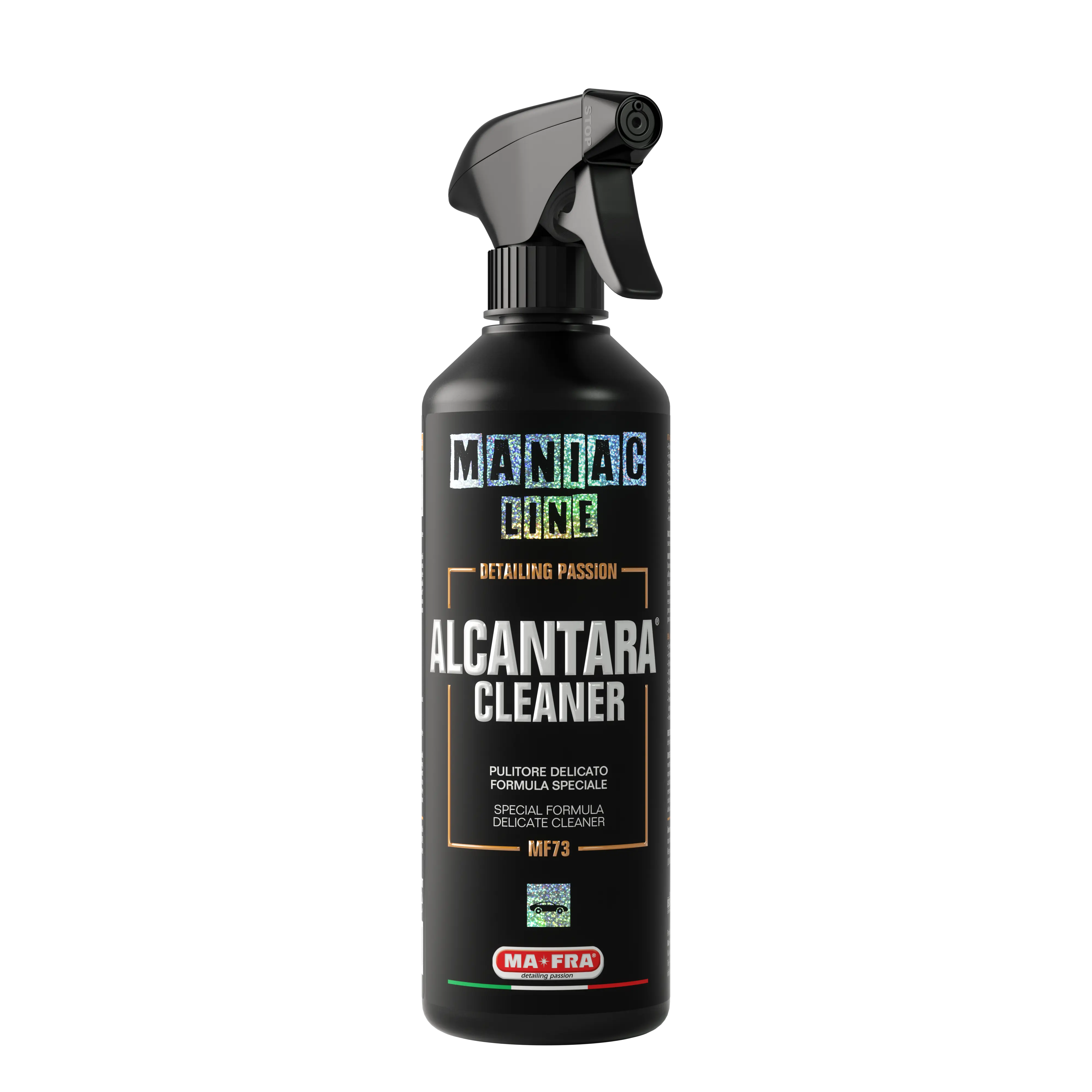 Maniac Line Alcantara Cleaner | Ready-to-Use Upholstery Cleaner | Alcantara Approved, VOC Free | 500ml