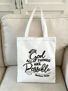 Fashionable Professional Christianity Lazy Style Shoulder Bag Lightweight Tote Bag Perfect for travel,gift-giving,and everyday carry