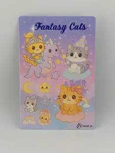 Fantasy Cats Kawaii Sticker Sheet | Magical Cat Stickers | Pastel Dream Aesthetic | Kawaii Co.