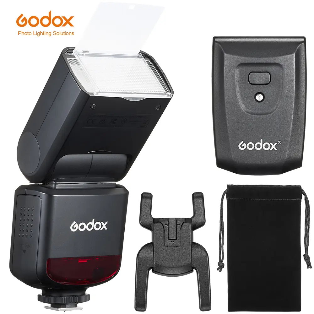 GODOX TT520 III Camera Flash Accessories - Built-in Receiver, RT Transmitter, S1/S2 Mode Support, 8-Level Power, Compatible with Canon, Nikon, Pentax, Olympus, Fujifilm, Panasonic Cameras (TT520II Upgrade Version)