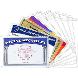 Medical Insurance Card Protector Case, Durable and Safe Storage, Ideal Medical ID Protection, Essential Healthcare Accessory, Medicare Card Protector Sleeves, 5/10/20pcs