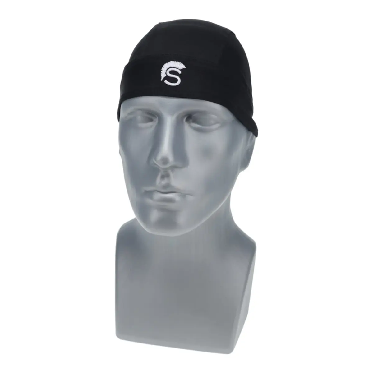 Unisex Black Scipio SCPSKWRAPBLK Wick-Sweat Skull Cap Sports & Outdoor Hat - 360 Stand, Flexible Fit Helmet Liner for Cycling, Welding - Adults' Cycling Gear