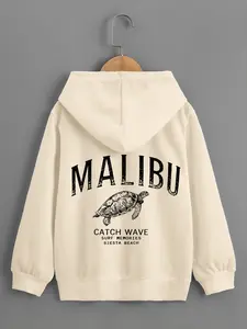 Unisex Turtle Print Hoodie Sweatshirt, Funny Sweatshirt, Casual Fitted Pullover for Spring & Fall, Soft Comfortable Essential Item