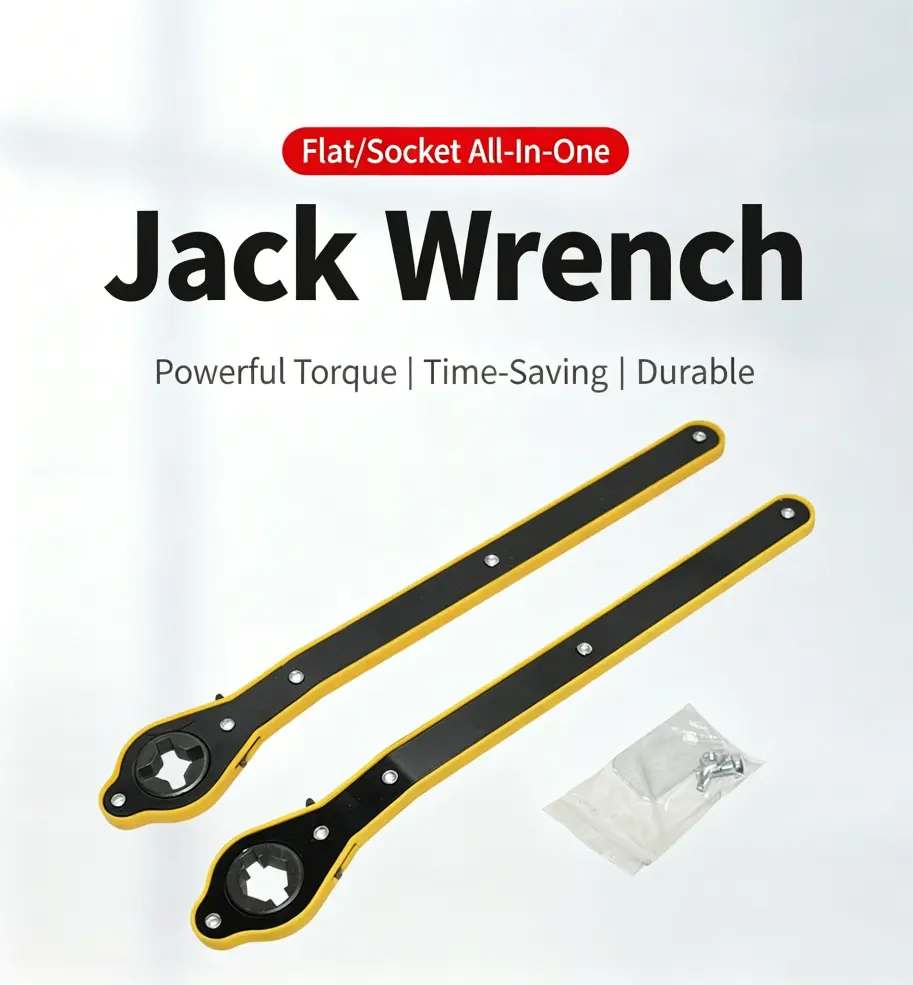 14-in-1 Heavy Duty Work Tool Set - Lift Handle Lug Wrench, Auto Jack Wrench, Basin Spring Clamp Plier, 3-Sink Electric Driver Storage Box, Pipe Quick-Release, Hex Knob Knuckle Spreader, Portable Automotive Kit for Mechanics’ Car Travel, Heavy Duty Tool, W