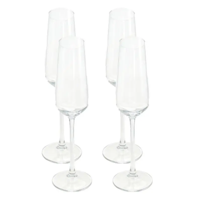 4/2pcs French Champagne Flute Glasses, Creative Trumpet High-Stem Bubble Wine Cup, Non-Lead Crystal Glass, Crystal Stemware, Elegant Party Drinkware, Champagne Flutes Glass