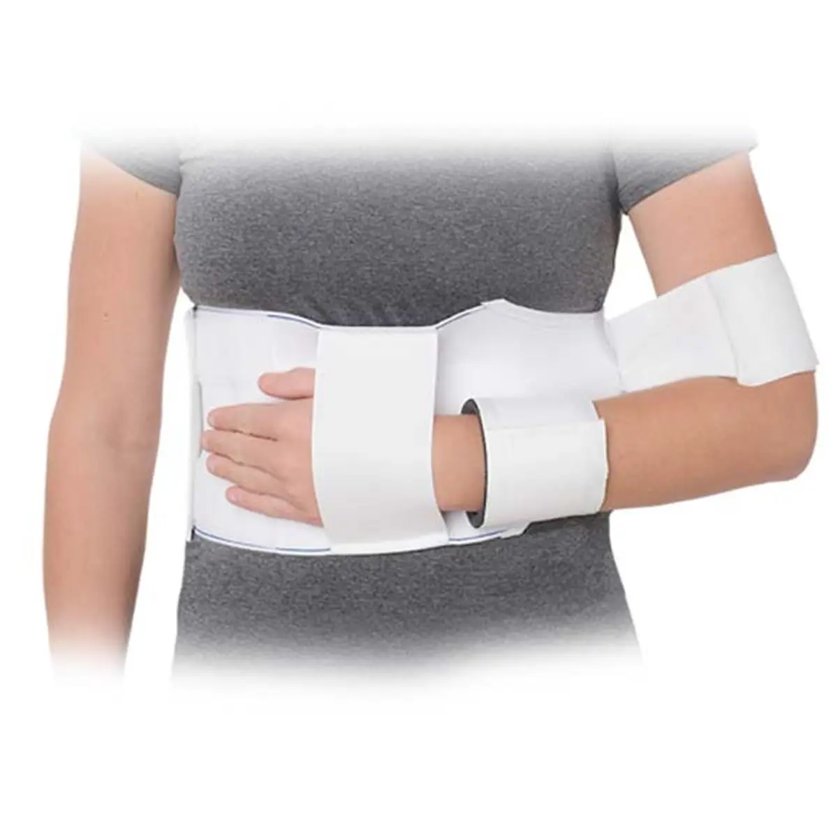 Advanced Orthopaedics 2815 Elastic Adjustable Shoulder Immobilizer - Medium, 0.12 lbs, Adjustable Arm Support, Easy Adjustment, Accelerates Healing