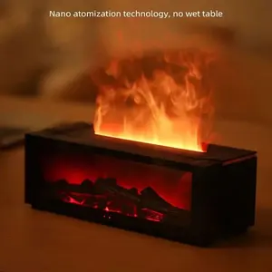 Humidifier Skin Dryness Environmental Humidification Glowing Fire Switch Colors All-Year Round Autumn Winter Use Model Xinghao A4 Fireplace Humidifier