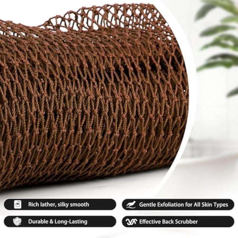 3-PCS-African Exfoliating Net Sponge, Ethically Sourced from Nigeria Bath Sponge Smooth Skin Bath Sponge Shower