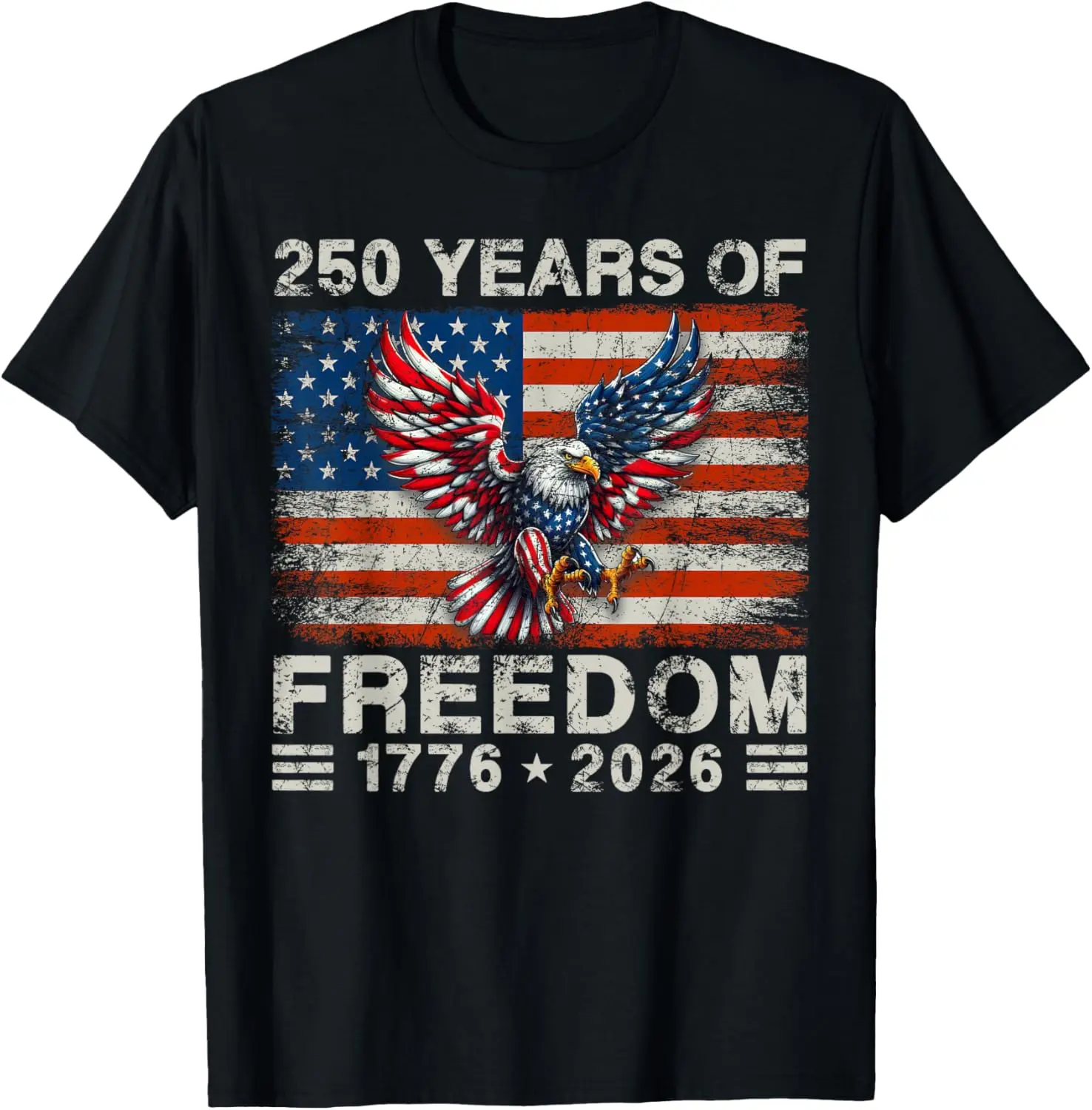 250th American Anniversary Independence 250 Years of Freedom T-Shirt