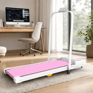 ARCH Under Desk Treadmill with Incline, 2 in 1 Portable Walking Pad Jogging Machine, 2.5HP Motor, LED Display, Remote Control, for Home Office, Pink, 265lb Capacity, 43.5" x 19.5" Running Belt, Multiple Color Options, Black/Pink Color Options