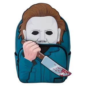 Halloween Michael Myers Cosplay Glow Full-Size Backpack