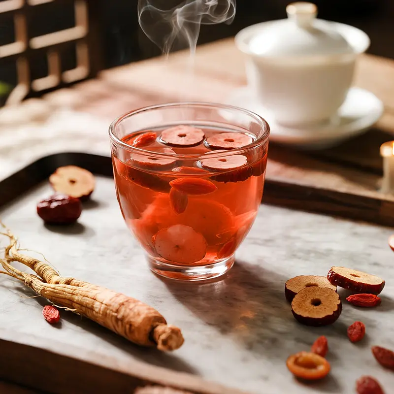 Totaria Health Tea:Ginseng Infused Eight Treasure Tea,Lung Detox Tea,Liver Detox Tea-Bloating Relief + Food Digestion, For Liver Detox & Liver Protection,Herbal Formula for Immunity Natural Organic Beverage 24 Bags,Summervibes