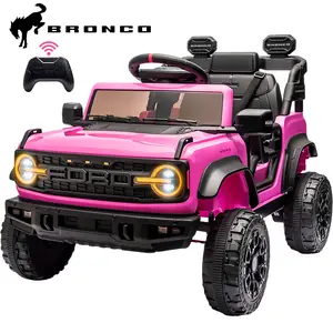 CoCLUB 12V Ford Bronco Raptor Officially Licensed Ride On Car for Kids, Electric Car w/Parent Remote Control, Kids Drivable Cars,  Ideal Kids Gift