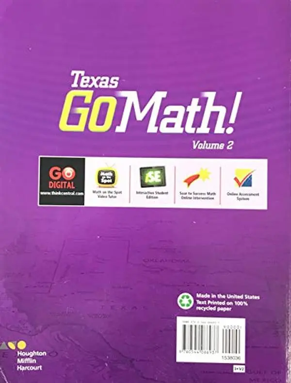 USED-Go Math! Texas Grade 3 (2) (Houghton Mifflin Harcourt Go Math!) by Houghton Mifflin Harcourt (Paperback)