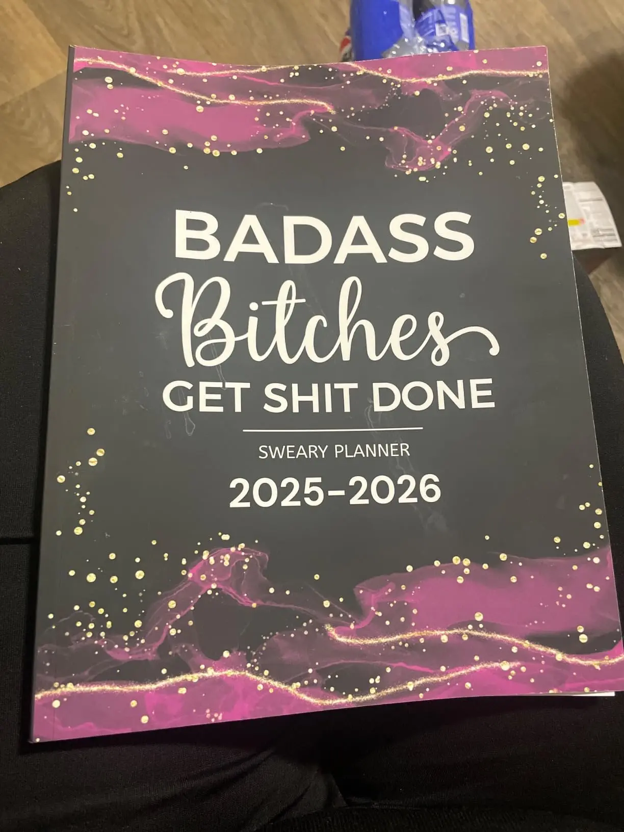 Badass Bitches Get Shit Done Sweary Planner 2025-2026: Two Page Monthly Organizer - 2 Year Calendar With Swear Word Affirmation, Inspirational Cuss Word | Funny Gifts For Tired-Ass Women Paperback –