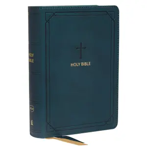 NKJV, End-of-Verse Reference Bible, Compact, Leathersoft, Teal, Red Letter, Comfort Print: Holy Bible, New King James Version by Thomas Nelson [Leathersoft Book]