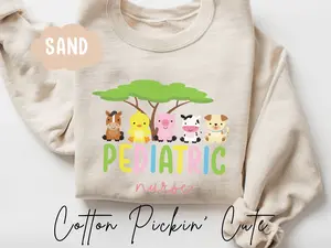 Pediatric Nurse Crewneck NICU Sweatshirt Gift for New Peds Nurse Practitioner Future Pediatrician Nurse Registered Nurse sweater