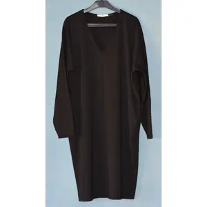 NATORI Designer Blouson Long Sleeve Jersey Ponte Dress Size M