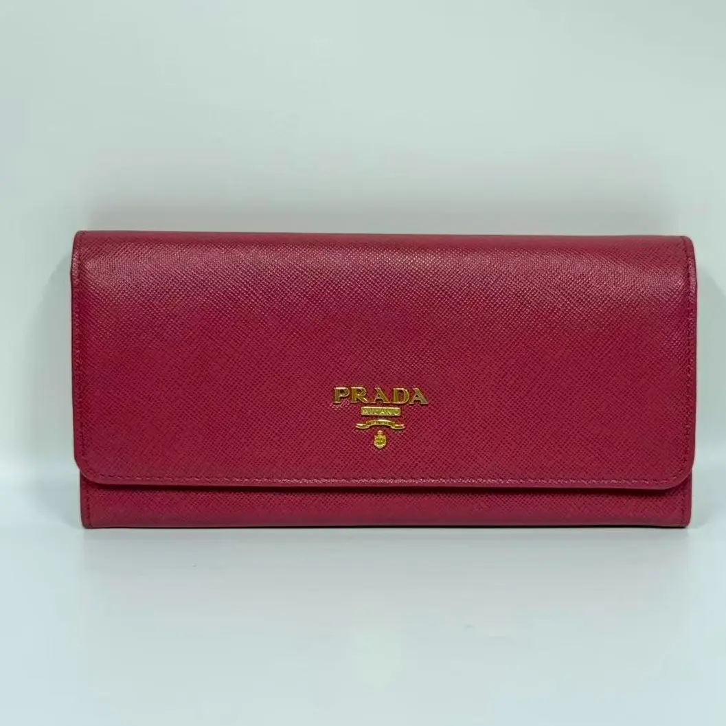 Pre-owned PRADA Rose gold long wallet（SZ 22568）