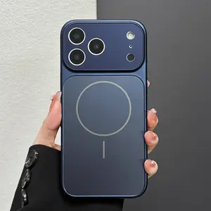 Fashion Camera Protection Advanced Phone Case For Magnetic iPhone 11 12 13 14 15 16 17 17AIR Pro Max Plus Y2K Cool Hard Cover