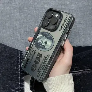 Phone case: Vibrant Fashion Dollar Bill Phone Case, Suitable for iPhone 17 16 15 14 13 12 11 PRO MAX PLUS, AIR and iPhone XR XS MAX 7 8Plus 16E SE, Fashionable and Unique Design, Perfect Holiday Gift for Friends and Family