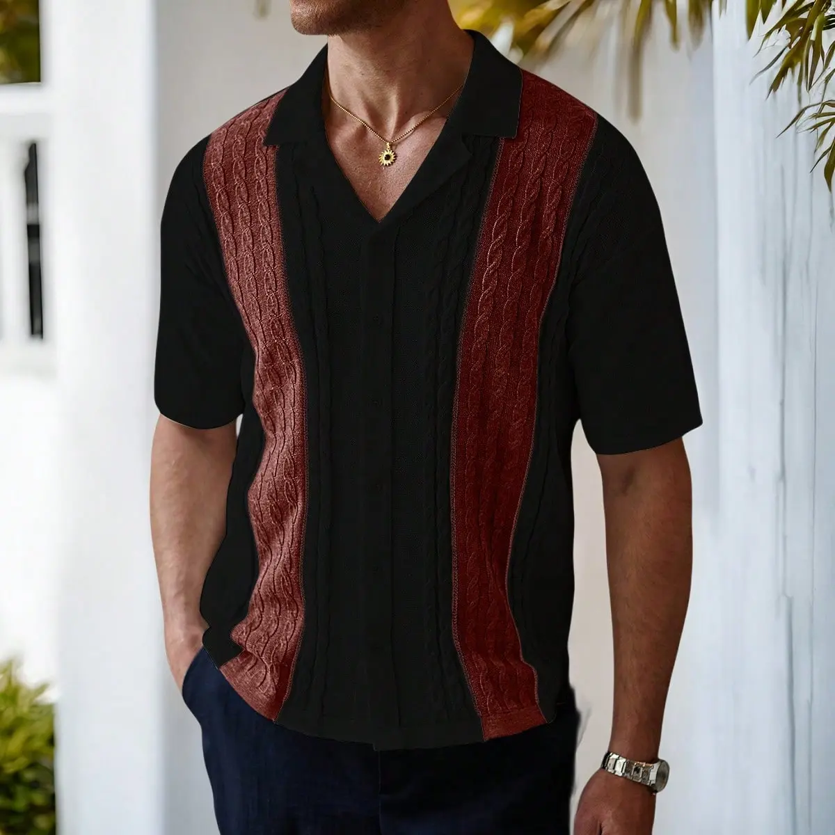 Black and red