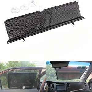 Car Roller Sunshade Retractable Car Window Shade for Side Window to Blocks Harmful Sun Glare and Heat, Universal Fits Most Cars, Trucks, SUVs, Vans or RVs(1 Pack)