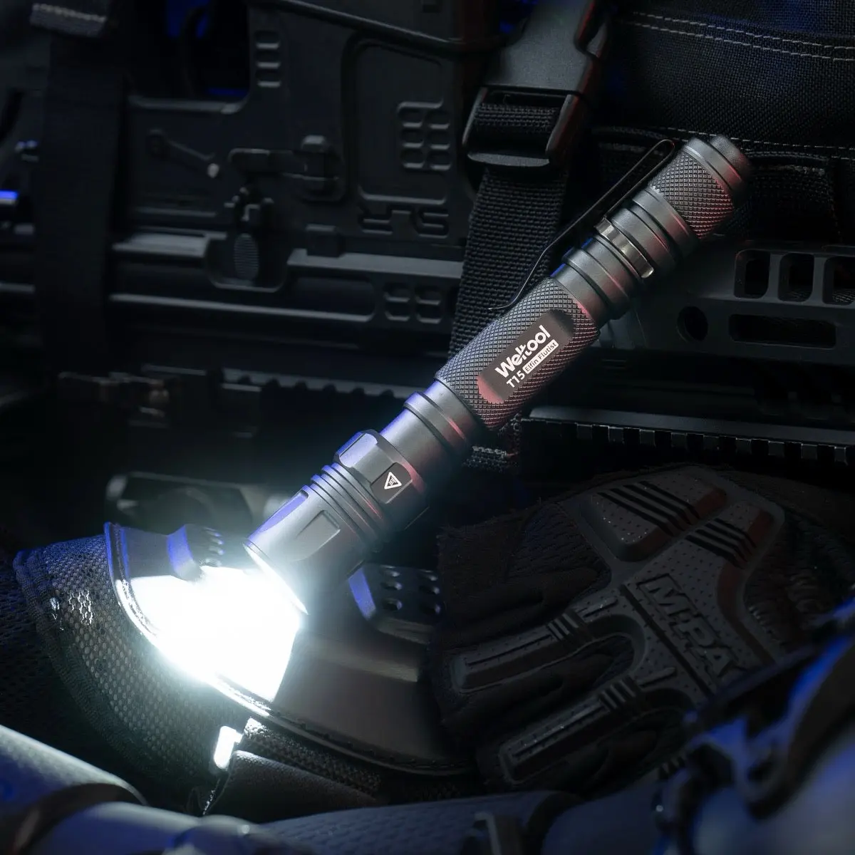 Weltool T15 "Elfin Flutist" Tactical Penlight – 1400 Lumens, 464m Throw, USB Rechargeable