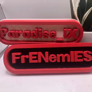 3d Printed 1980s vintage video game system Name Plate I 80s I Desk Sign I MultiColors I Fan Art I Throwback I Retro I 80s I Video Games Personalized Office