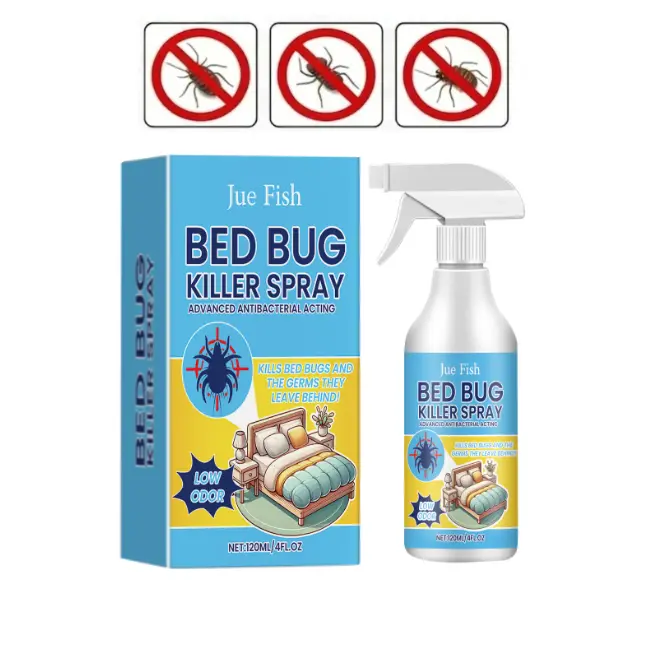 Natural Plant-Based Bed Buo Repellent Spray Bottle - 4ozDaily Eco-Friendly Contact-Killing Spray with Plant-BasedOils - Scented, People & Pet Safe, No-Rinse EffectiveAgainst Bed Buo Eggs, Fleas, Mites,dorm essentials,home essentials