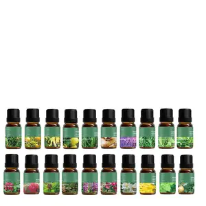 Natural Essential Oil Set, 20pcs/set 10ML Essential Oil, Aromatherapy Oil for Relaxation, Bathing, Soap Making, Candle Making, Home Fragrance, Healthcare