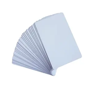 30 Sheets Blank PVC Card Inkjet Printable Plastic Blank PVC Card - Waterproof And Double Sided Printing For Photo ID Badge Printers