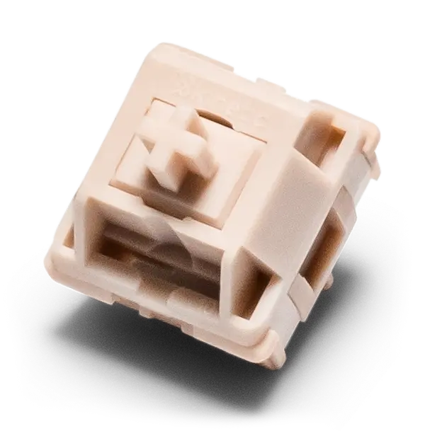 HMX Latte Pre-Lubed Linear Switches, Smooth, Creamy Sound Signature, Compatible with Hot-Swappable Keyboards
