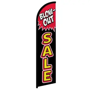 Large-Size Polyester Fabric Windless Banner Flag - Curved Sleeve Advertising Banner for Festive & Party Home Supplies Backdrop