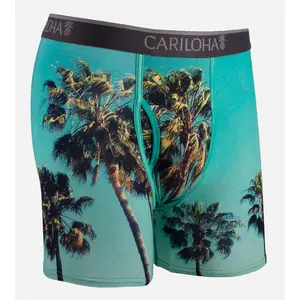 Bamboo Boxer Briefs - Sky Palm
