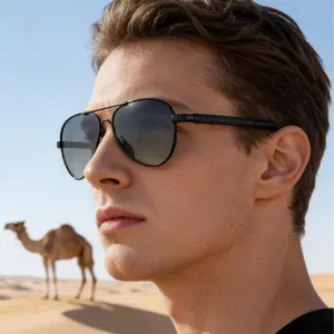 Quality Photochromic Unisex Sunglasses Anti-UV Polarized TAC Lenses | Metal Frame | Lightweight & Comfortable Fit for Outdoor Activities  #Sunglasses #Photochromic #UnisexGear #OutdoorEssentials #UVProtection #PolarizedLenses