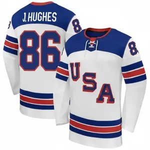 Jack H U.SA 2026 hockey Jersey Red White Blue Ice Hockey Jersey
