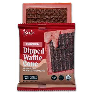 Dipped Strawberry Waffle Cone