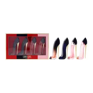 Carolina Herrera Good Girl Mini Gift Set 4 Piece EDP Splash Collection - 0.24 oz each | Warm Seductive and Iconic Set