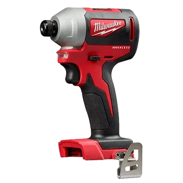 Milwaukee 2850-20 M18 Series Brushless Impact Drill Driver - 1/4" Hex Socket Power Tool, 1,600 in-lbs High Torque (Tool Only)