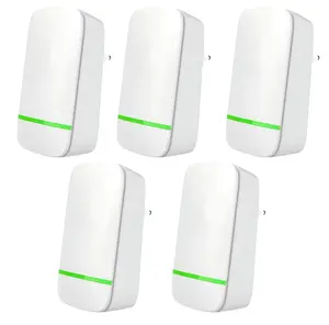 [5Pcs] Plug-In Power Box with US Plug - 2026 UpdatedDesign, Compatible with 90-250V Input Range