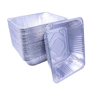 Premium Aluminium Foil Half Pan Extra Deep Versatile and Sturdy Baking and Roasting Solution Rectangular Shape Half Pan for Kitchen / Roasting Pan / Extra Deep Baking Pan 12.83 x 10.31