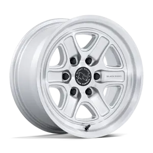 Black Rhino Hard Alloys Br032 Echo Gloss Silver W/ Machined Face