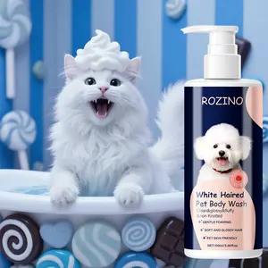 ROZINO White - Haired Pet Body Wash (Rich Foam/Gentle Cleansing/Moisturizing)