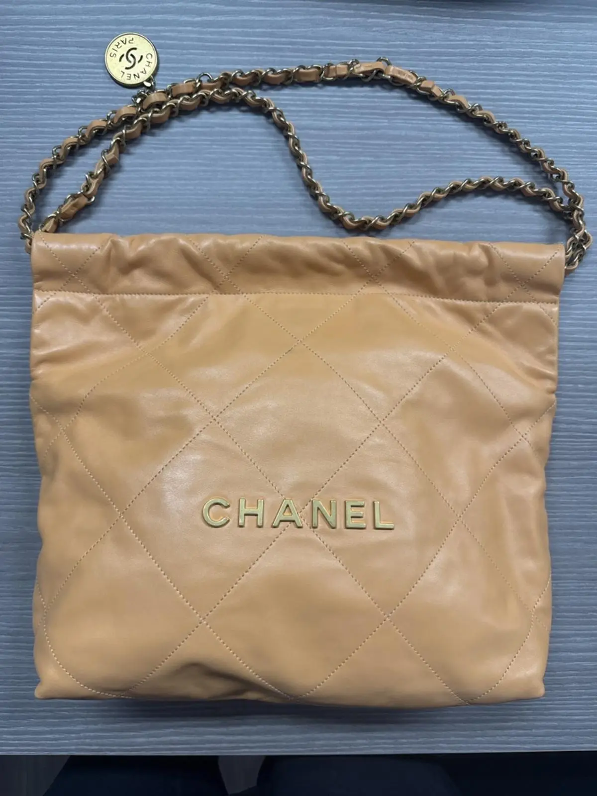 Pre-owned CHANEL As Shown Shoulder Bags 22 Medium Bag with Pouch 6248203