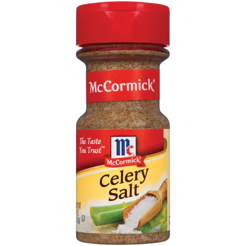 McCormick Celery Salt Seasoning Blend with Celery Seed - 2 Packs, 4.0oz Classic Savory All-Purpose Cooking Spice Rub