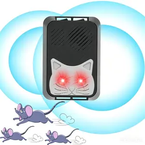 Moles Blocker for Cars,Ultrasonic Rodent Repellent for Car Engine,Dual use for Plug in and Battery Automatic Frequency Conversion Mouse Traps，for Car Engines House Garage Barn Kitchen Attic