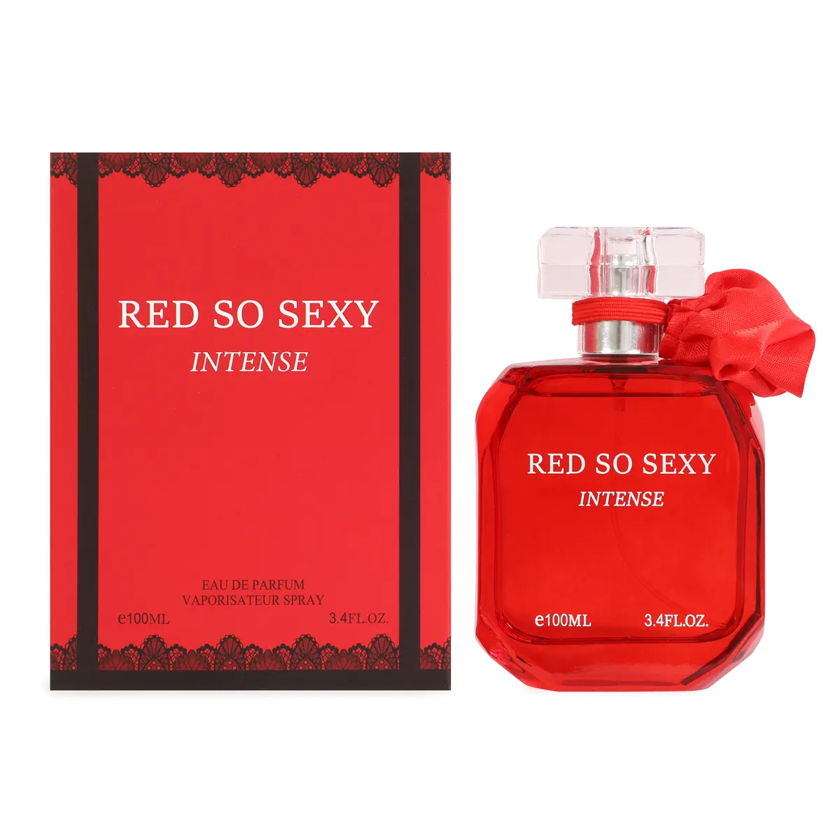 EBC RED SO SEXY Intense Eau De Parfum Vaporisateur Spray 100Ml/3.4fl.oz.