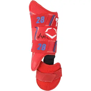 Alec Bohm Philadelphia Phillies Autographed Game-Used Red EvoShield Leg Guard from the 2025 MLB Season - NF70450440 - Fanatics Authentic Certified